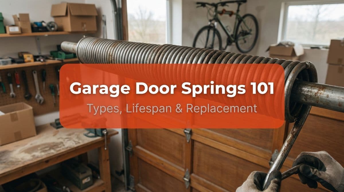 Featured post - Garage Door Springs 101: Types, Lifespan & Replacement